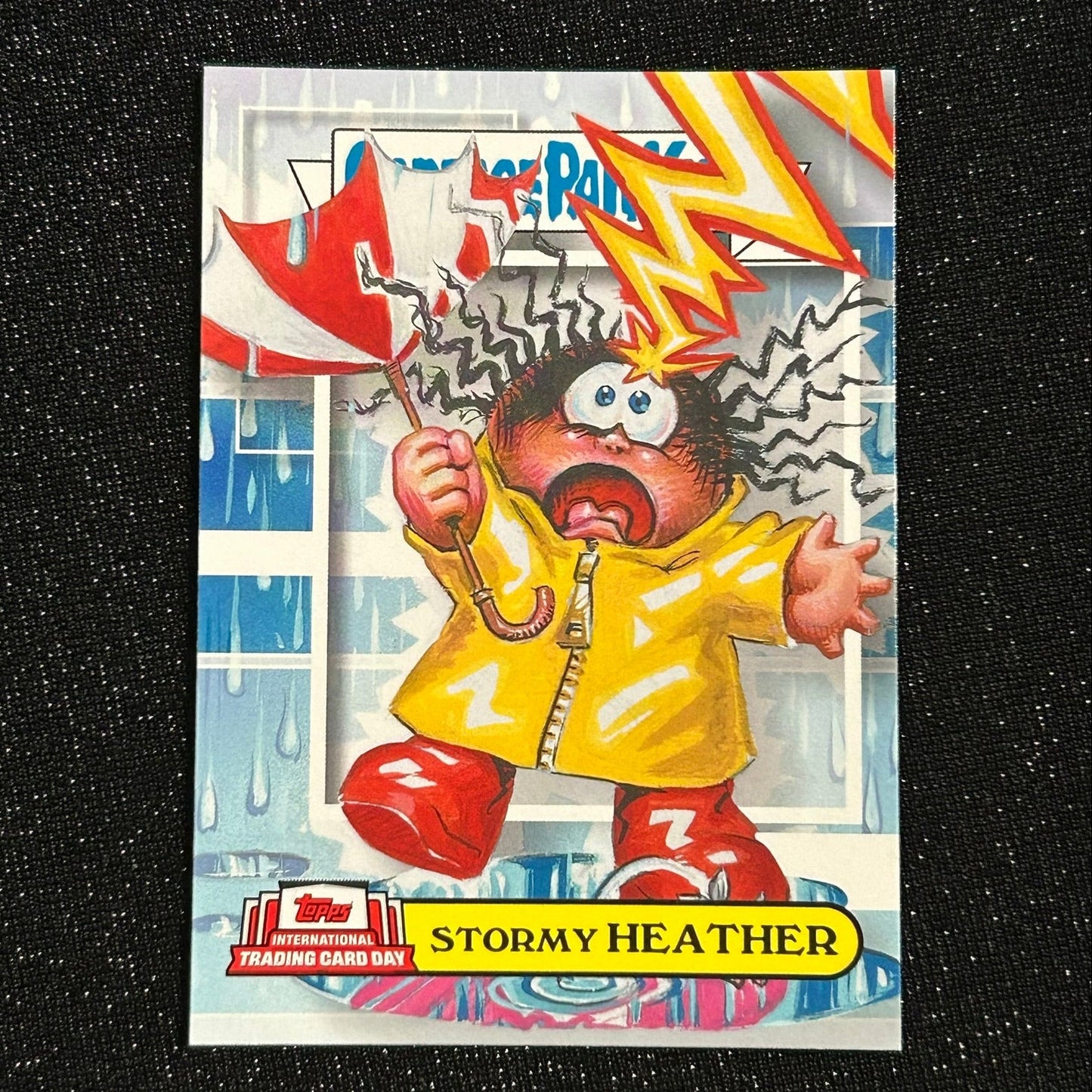 2022 TOPPS INTERNATIONAL TRADING CARD DAY GARBAGE PAIL KIDS: STORMY HEATHER GPK0S1-5 - NM