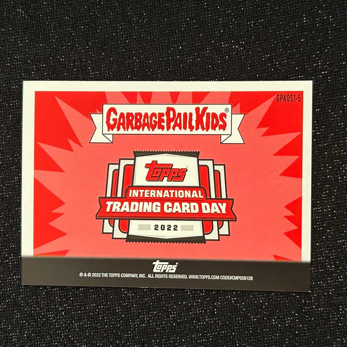 2022 TOPPS INTERNATIONAL TRADING CARD DAY GARBAGE PAIL KIDS: STORMY HEATHER GPK0S1-5 - NM