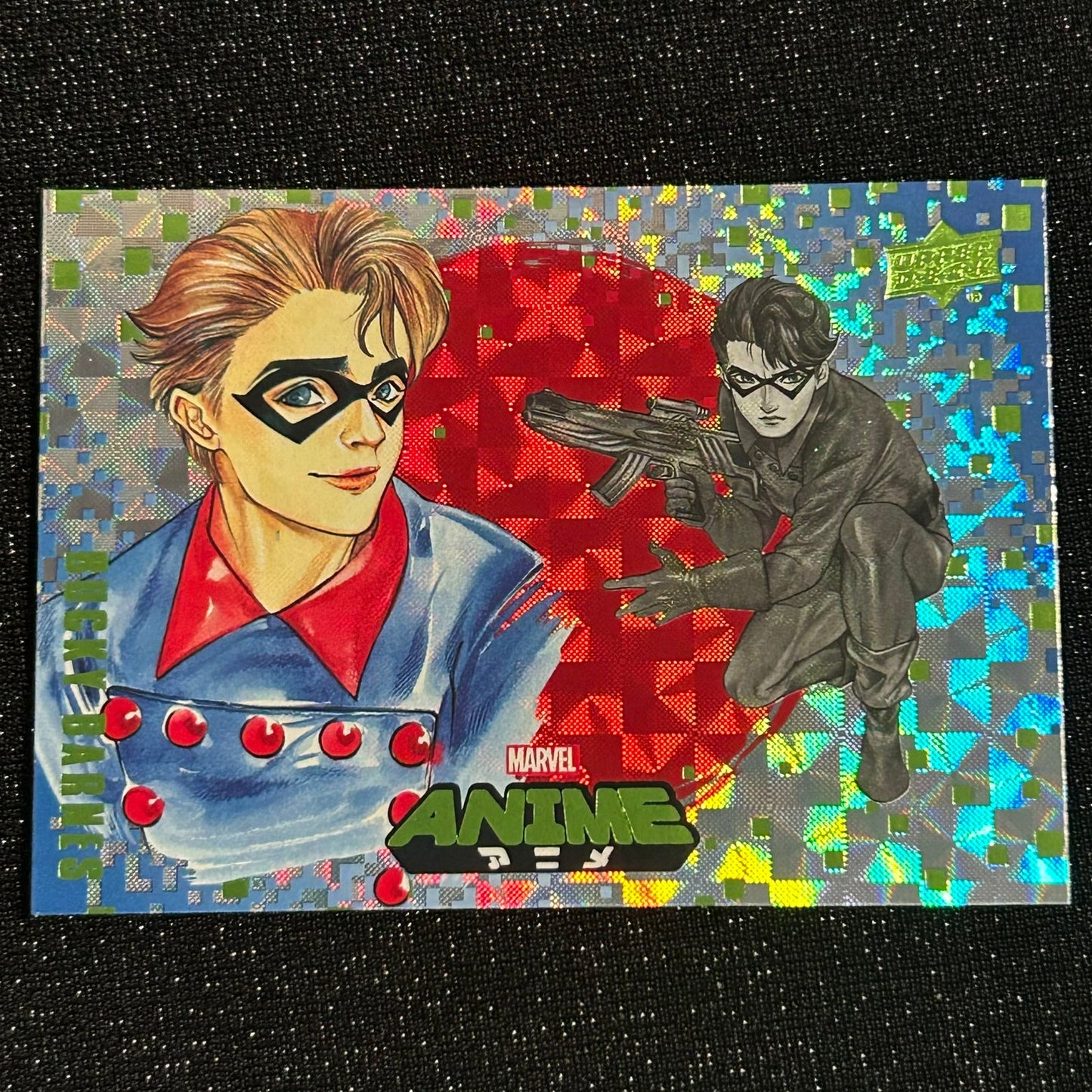 2020 UPPER DECK MARVEL ANIME: BUCKY BARNES #57 HYPER MOSAIC - NM