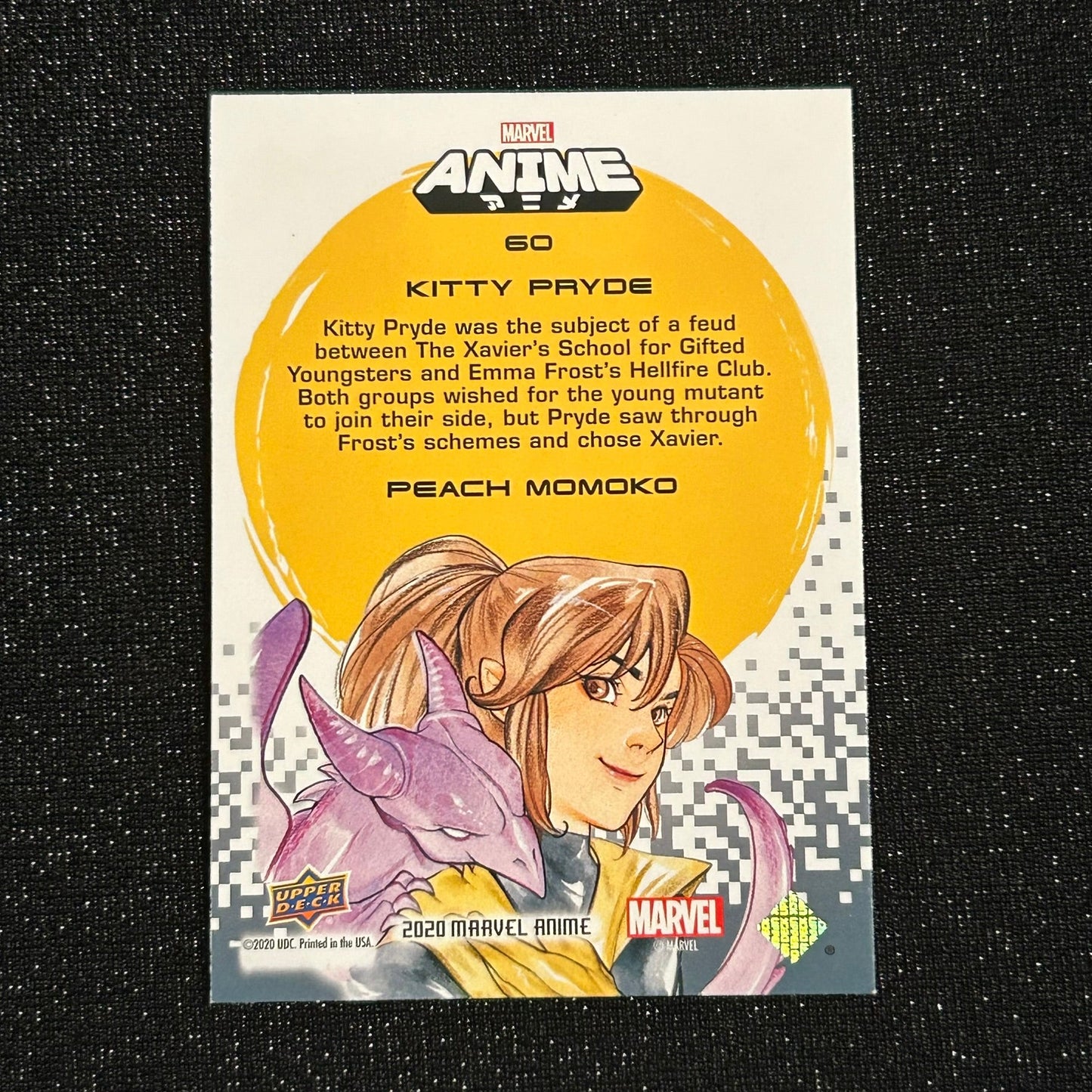 2020 UPPER DECK MARVEL ANIME: KITTY PRYDE #60 HYPER MOSAIC - NM