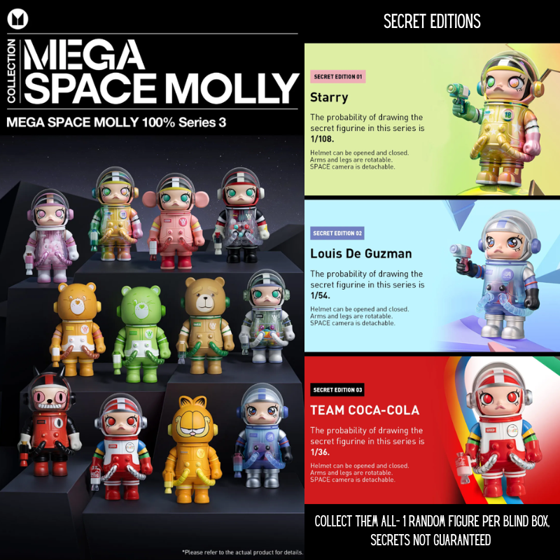 MEGA SPACE MOLLY 100% SERIES 3 [BLIND BOX]